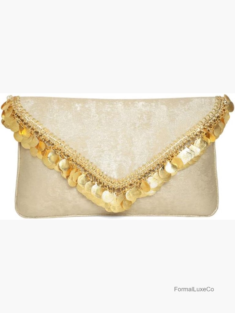 Handmade Evening Sling Clutch Bridal Party Bag Fabric